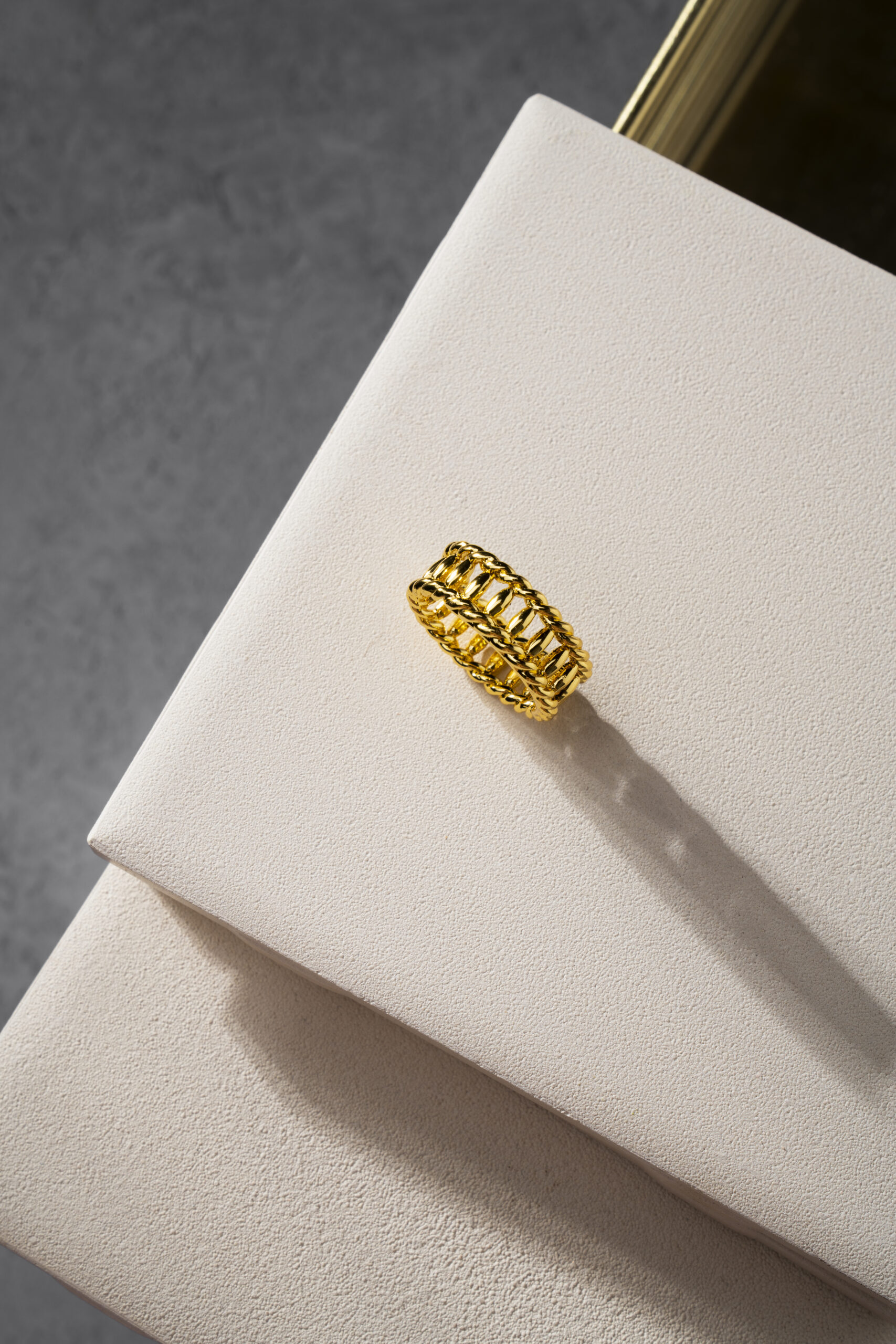 Anillo de Compromiso "Eternidad Royan" en Oro Blanco - Imagen 2